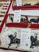 Vintage Britains 11th Hussars set No. 182 and Territorial Army Yeomanry set No. 159