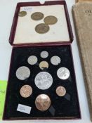 Royal Mint Festival of Britain 1951, coin set and sundry