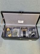 Five modern gents watches, in Jasper Conran box