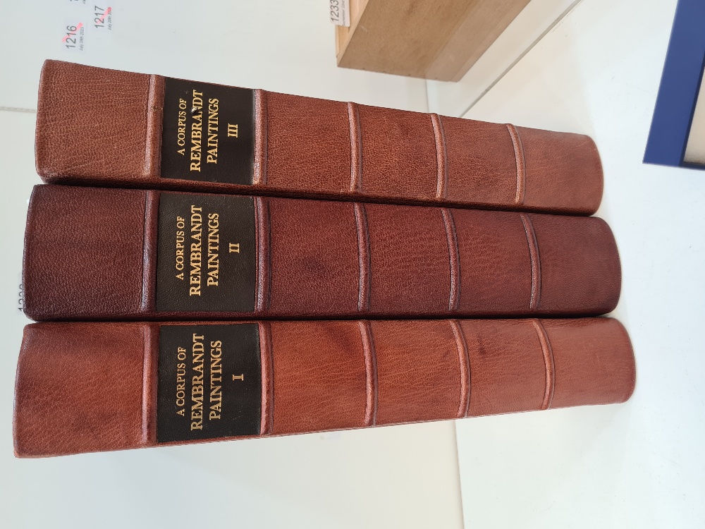Books, a Corpus of Rembrandt paintings in three volumes by Martinus Nijhoff Publishers. Limited Edit