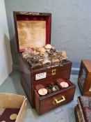 Duncan, Flockhart and Company, an antique family medicine chest in mahogany case with lower drawer