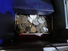 A large quantity of mixed coinage - GB and World wide