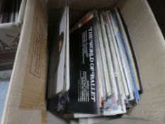 Two boxes of mixed vinyl LP records from 60s/70s, of various genres