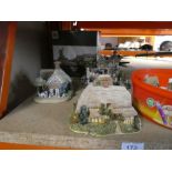 Three Lilliput Lane cottages and others