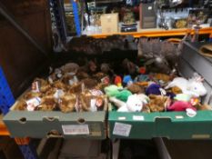 Two boxes of Ty Beanie babies