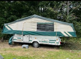 A "Pennine Pathfinder 600 TC model" Folding Camper. Pennine Leisure Folding Campers are built to th