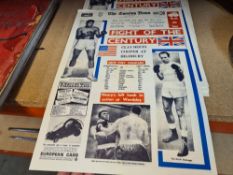 A small quantity of reproduction posters for The Fight of the Century, between Ali and Cooper