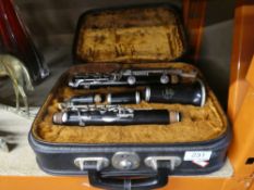 An old Clarinet in case, by Corten