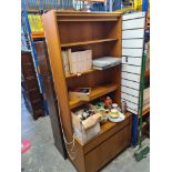 1970s Scandinavian style bookcase by Touch Wood
