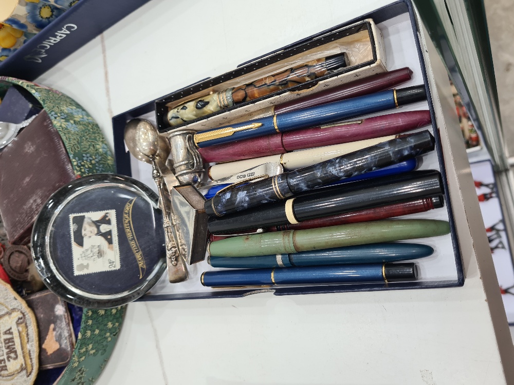 A small quantity of pens, silver items and sundry - Image 2 of 2