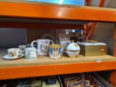 A small quantity of commemorative china, some limited editions to include a Loving cup, by Paragon f