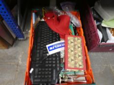 Three boxes of mixed collectables including ceramics, watches, penknives, etc