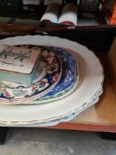 A Victorian desert set with floral decoration and other sundry china