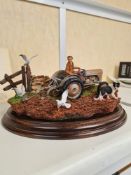 Country Artists two limited edition figure groups of tractors and figures titled The Harvesters and
