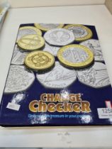 A folder of circulated £2, £1 and 50 pence coins, to include a scarced circulated 1992/1993 EEC 50p