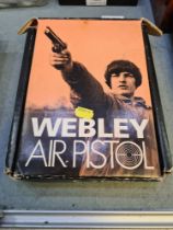 A Webley Junior .177 calibre air pistol MKII, in original box