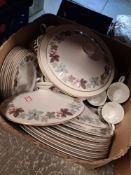 A box of mixed Wedgwood including lidded tureens and plates, etc