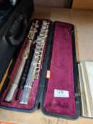 A Yamaha flute in fitted case