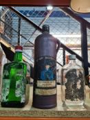 Seven bottles of vintage gin and Vodka to include a large bottle of Plymouth 83 % proof Gin