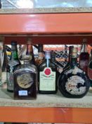 Mixed vintage Brandy and others to include a bottle of Torres Fontenac (8)