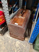 Vintage cased sewing machine