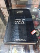 Douglas Adams "So Long and Thanks For All the Fish" the fourth book in the Hitchhikers trilogy signe