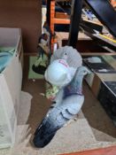 A Beswick white Dove, a Beswick Pigeon and other bird figures