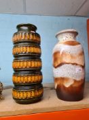 Two West German vases