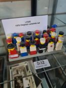 a 1975 original set of Lego mini figures (26)