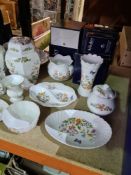 A quantity of Aynsley cottage garden china to include lidded jars and dishes, and other Aynsley item