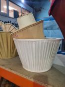 A small quantity of lamp shades