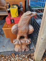 Carved wooden Eagle