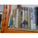 A small quantity of books on mountains and mountaineering