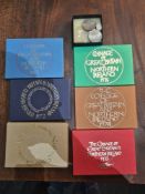 6 x Royal Mint Proof coin sets for GB and NI 1972 - 1977 inclusive and sundry coins