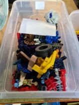 Two boxes of mixed Lego Bionics