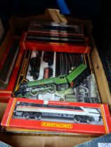 A box of Hornby Railways