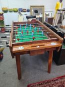 A Sovereign 2000 table football game was coin operated, 149cm appox