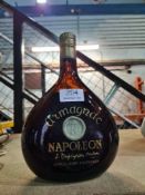 A bottle of Armagnac Napoleon Dupeyron Condom, this is an early bottle (pre plastic seal) probably 1
