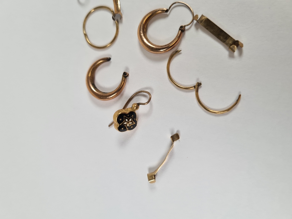 Scrap gold to include earrings, ring sizers, etc 4.49g approx - Image 14 of 20