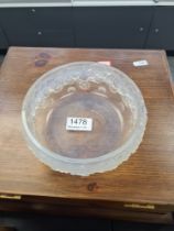 R Lalique, A Primevres design bowl, 16.5cm, stamped to base