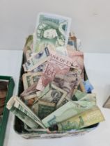 A quantity of GB and Worldwide bank notes