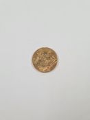 22ct yellow gold full Sovereign, dated 1911, George V and George and the Dragon
