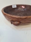 Robert Mouseman Thompson, an old rustic style fruit bowl, 23cm