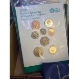 Royal Mint UK, 2020 BU Annual Coin Set and 2013 Coin Set. Crowns of Great Britain Set, Australian 5