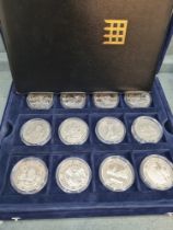 Westminster Mint "The Bicentenary of the Battle of Trafalgar Silver Coin Collection". A cased set of