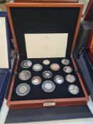 The Royal Mint UK 2021 Premium Proof Coin Set in presentation case number 1407