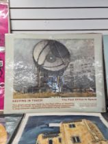 An original GPO Post Office in Space poster "Keeping in touch" loose on board, after Ken Howard, 91.