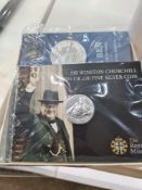 The Royal Mint UK 2015 Big Ben £100 Silver Coin and 4 x Silver £20 Coins