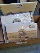 Royal Mint UK £100 Fine Silver Buckingham Palace Coin and 4 x Silver £20 Coins