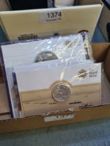 Royal Mint UK £100 Fine Silver Buckingham Palace Coin and 4 x Silver £20 Coins
